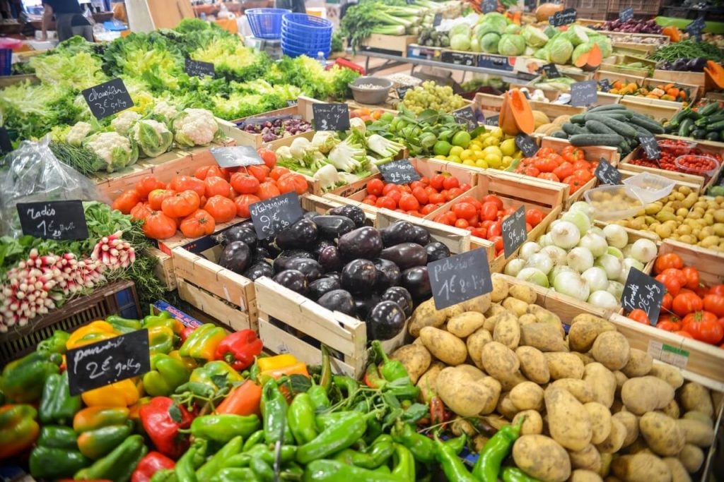 Široký výber čerstvej zeleniny