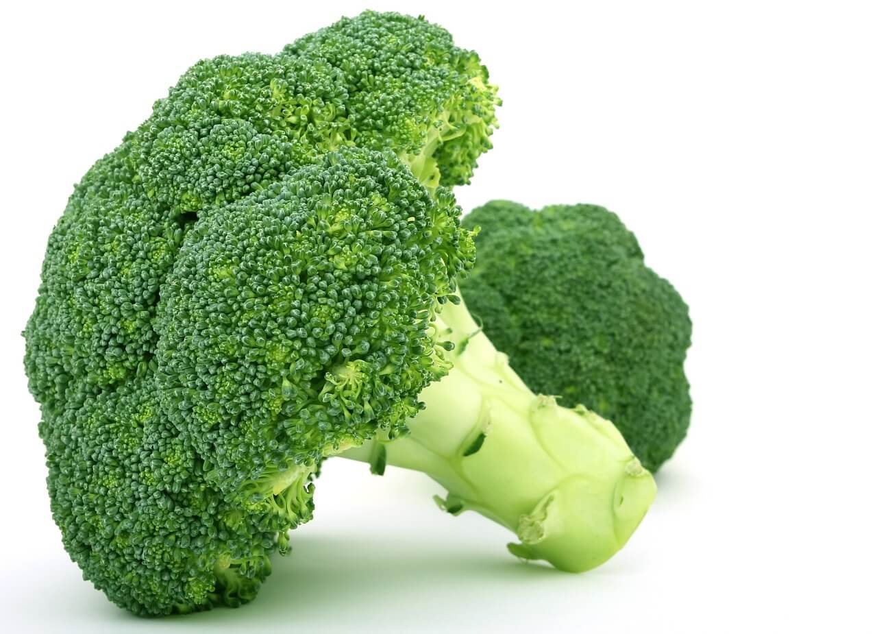 Zvyšné časti brokolice