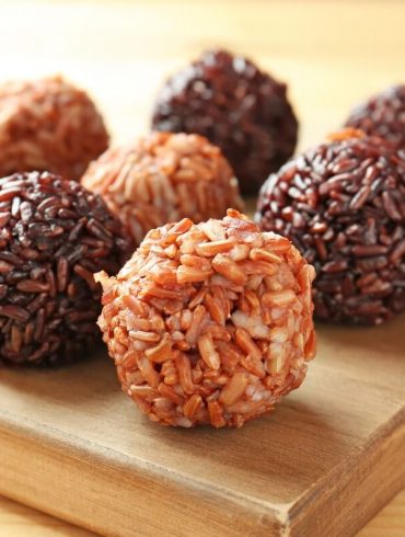 Aricii de Crăciun din orez expandat