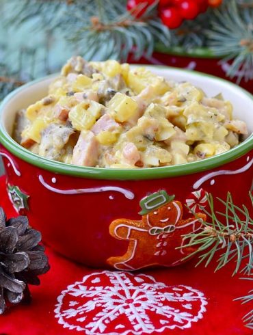Salată de cartofi de Crăciun