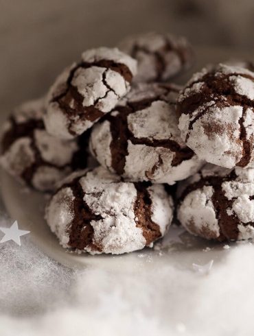 Vianočné nadýchané čokoládové cookies